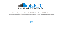 Desktop Screenshot of bizrtc.com